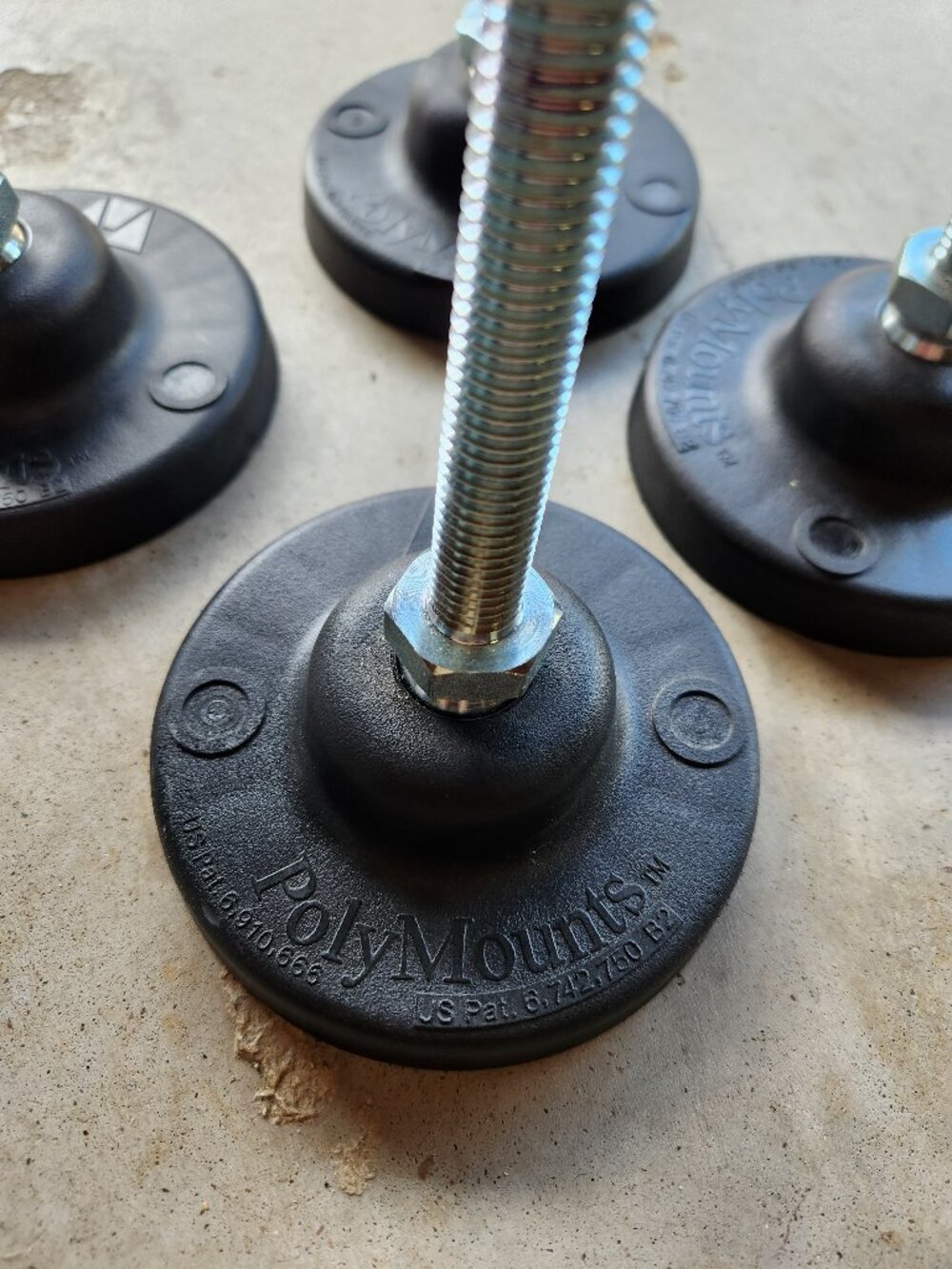 Polymount - Self Leveling Mounts - Set of 4